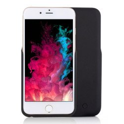 iPhone 8 / 7 / 6s / 6 Dual Portable Power Charging Cover 5000 mAh (Black)